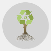 Recycling Tree Sticker