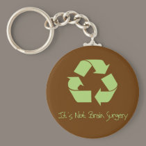 Recyle it's Easy keychains