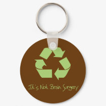 Recyle it's Easy keychains