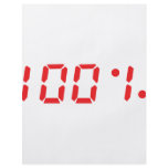 red 100 percent icon flyers
