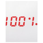 red 100 percent icon customized letterhead