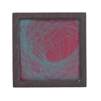 red 109 abstract art premium gift box
