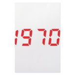 red 1970 icon custom stationery