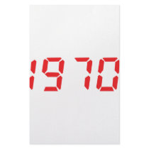 red 1970 icon custom stationery