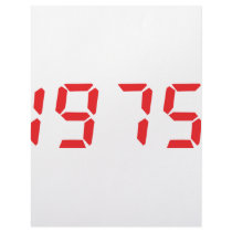 red 1975 icon letterhead