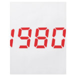 red 1980 icon flyer