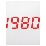 red 1980 icon custom letterhead