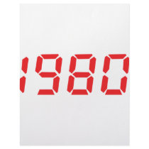 red 1980 icon custom letterhead