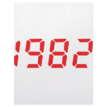 red 1982 icon letterhead