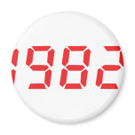 red 1982 icon magnets