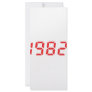red 1982 icon custom rack card