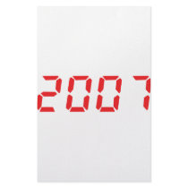 red 2007 icon stationery