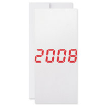 red 2008 icon rack cards
