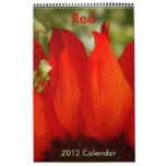 Red - 2012 Calendar