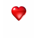 Red 3D Heart t-shirts