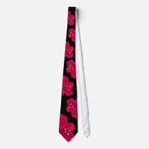 Red 4 O'Clock Tie by MakaraPhotos Red 4 O'Clock Tie