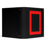 Red 7X5 Card with Round Inside Corners Transp The  Vinyl Binder
