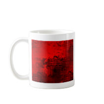 Red Abstract Mug