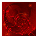 red abstract posters
