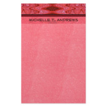red abstract stationery