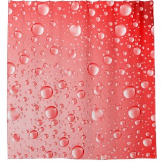 Red Abstract Water Droplets