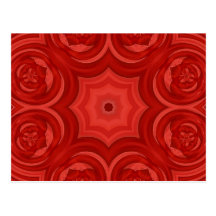 Red abstract wood pattern postcards