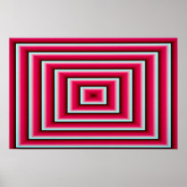 Red air vent poster