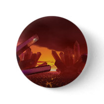 Red Alien Crystal World Button