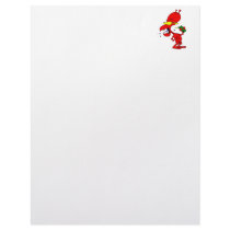 Red Alien with Soda Custom Letterhead