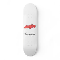 Red alligator skate decks