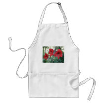 Red Amaryllis aprons