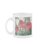 Red Amaryllis mugs
