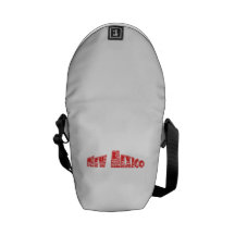 Red American Flag New Mexico Courier Bags