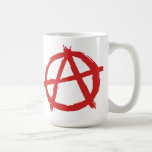 Red Anarchist A Symbol Anarchy Logo mugs