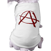Red Anarchy Doggie T Shirt