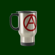 Red Anarchy gets me through the workday mug mugs