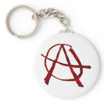 Red Anarchy Keychains