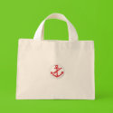 Red Anchor Nautical Purse bags by herbtheturtle Red Anchor Nautical Purse bags