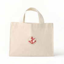 Red Anchor Nautical Purse bags