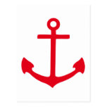 Red Anchor Post Card