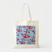 Red Anchors (for  ) Tote Bag