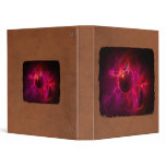 Red and Berry Circles 1 Vinyl Binders