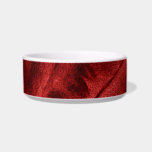 Red and Black Abstract pet bowls