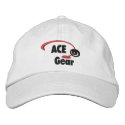 Red and Black Ace Gear Logo Embroidered Hat embroidered hats by cdcootie Red and Black Ace Gear Logo Embroidered Hat embroidered hats