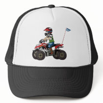 Red and Black ATV Kid Mesh Hats