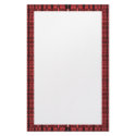 red and black border stationery by DonnaGraysonAbstract red and black border stationery