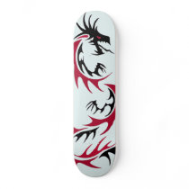 red and black dragon skate board decks