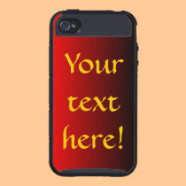 Red and black gradient Skinit Cargo iPhone 4 Case skinit case