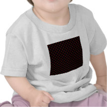 Red and Black Hearts. Pattern. Tshirt