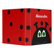 Red and Black Ladybug Personalized School
